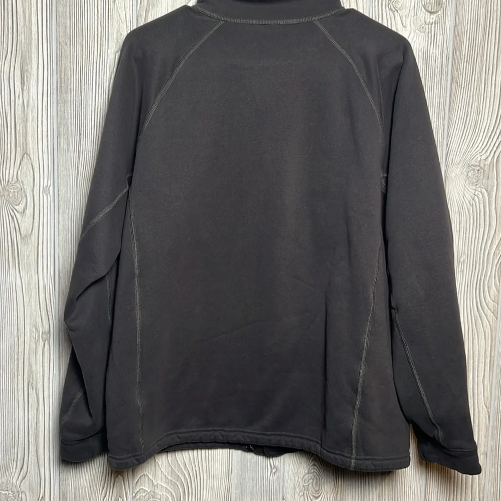 The North Face Men's Large Gray Sweatshirt Fleece Full Zip Jacket